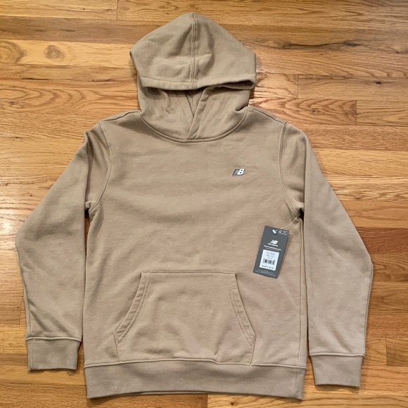 New Balance Other - NWT New Balance Beige Hoodie Boys LARGE 14/16